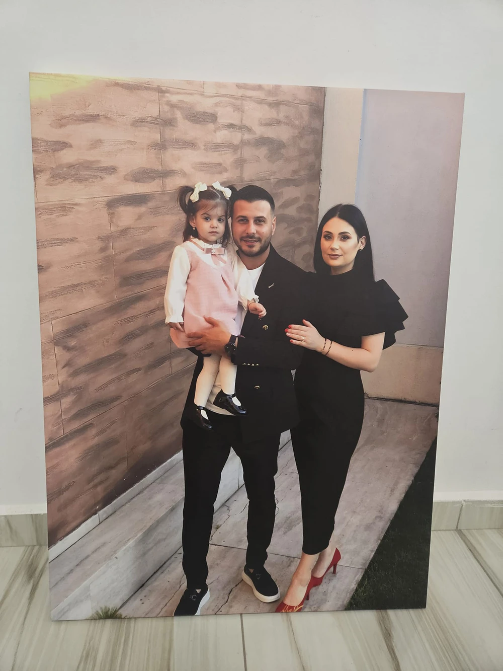 Tablou canvas familie cu copil