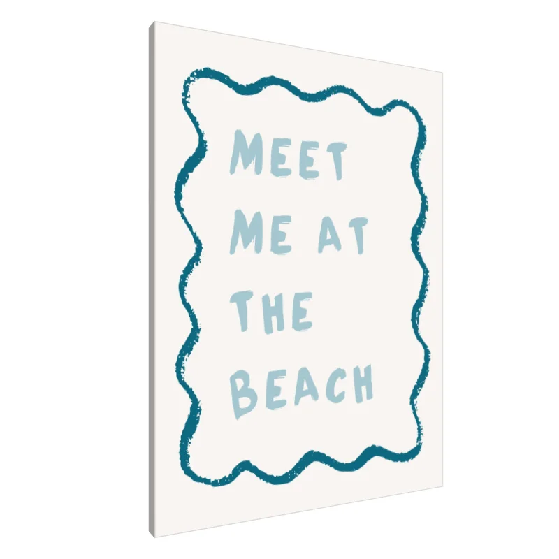 Tablou Canvas: Întâlnire pe malul mării - Image 1
