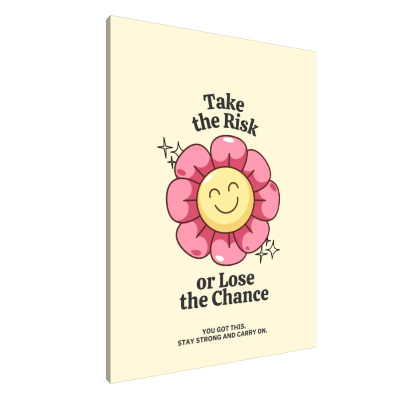 Tablou Canvas: Înflorind cu Curaj