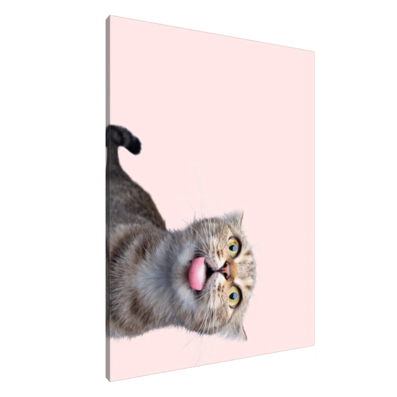 Tablou Canvas: Deliciile motanului obraznic - Image 1