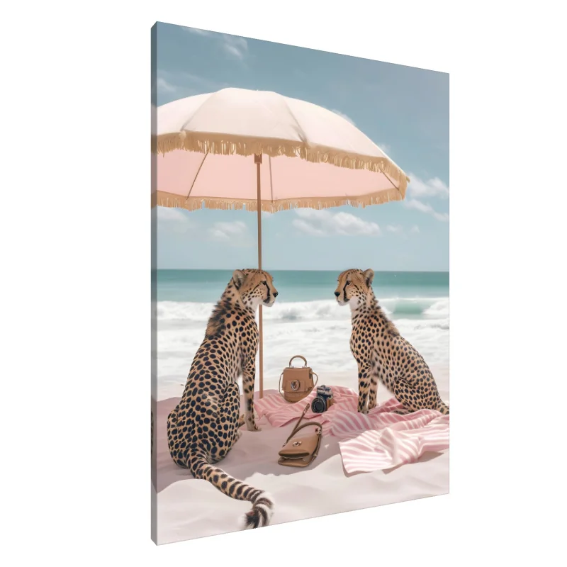 Tablou canvas: Siesta de ghepard.