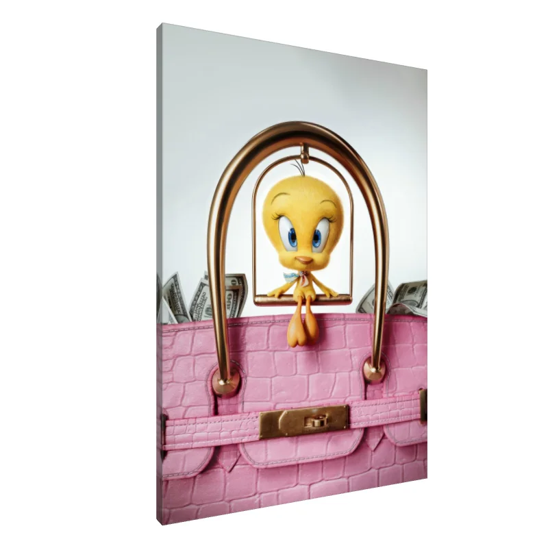 Tablou Canvas: Chic & Cheeky: Secretul gentii