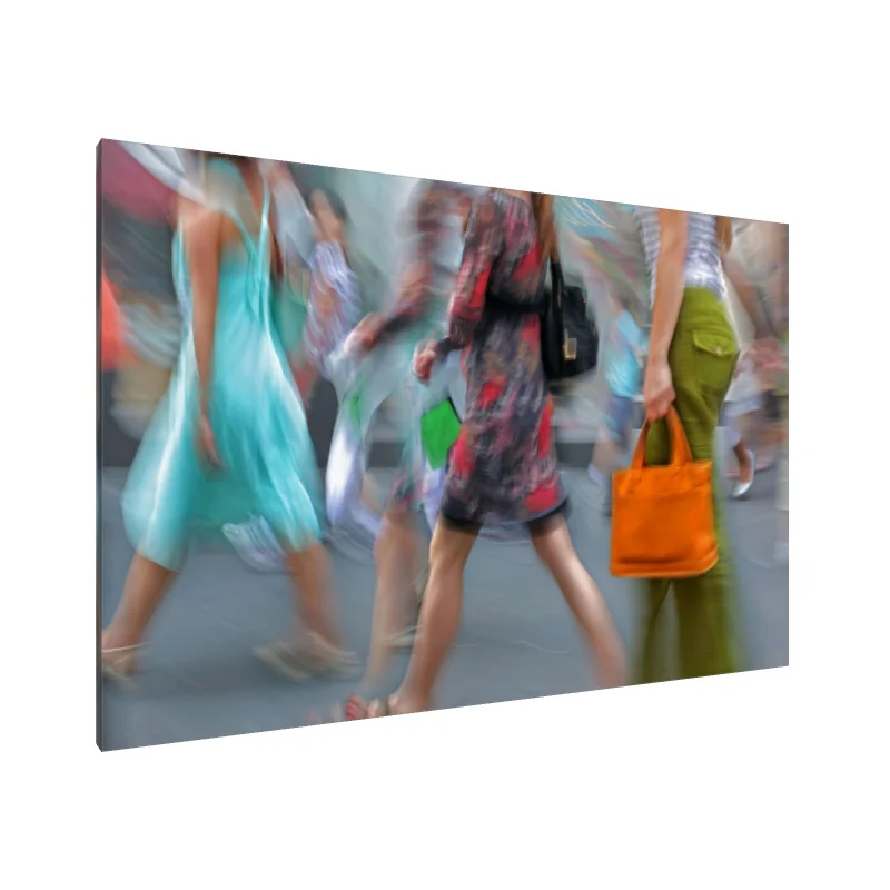 Tablou Canvas: Simfonia Plimbării în Oraș