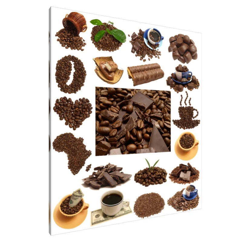 Tablou Canvas: Bucurie cu Cacao și Cafea