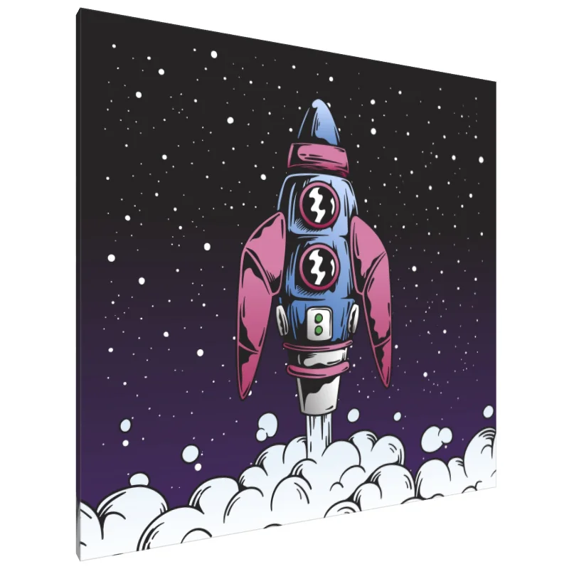 Tablou Canvas: Călătorie Cosmică