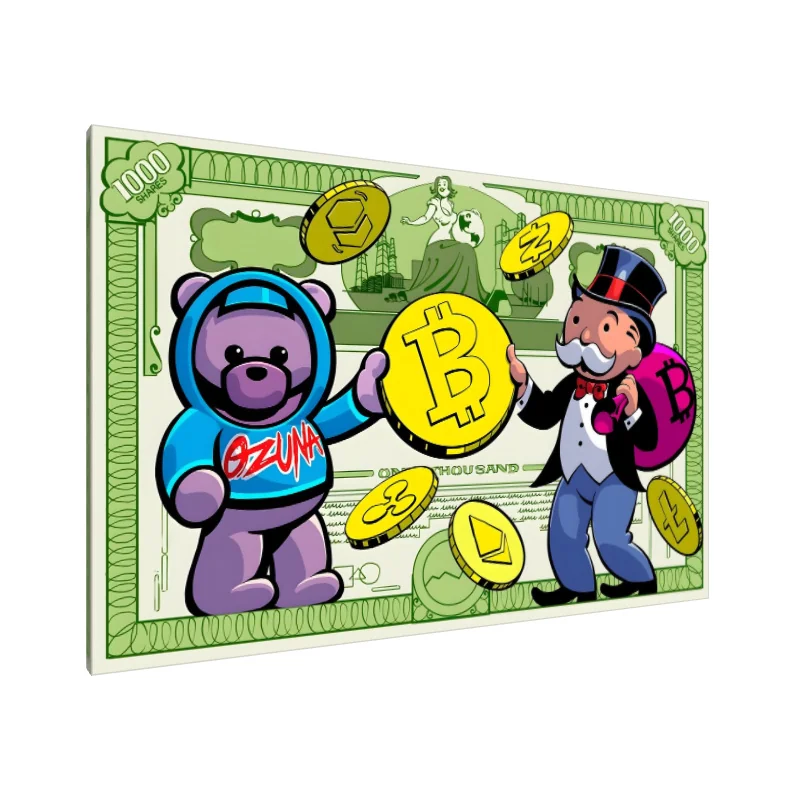 Tablou Canvas: Carnavalul Crypto