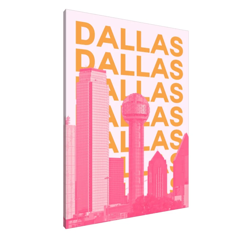 Tablou Canvas: Peisaj de vis din Dallas - Image 1