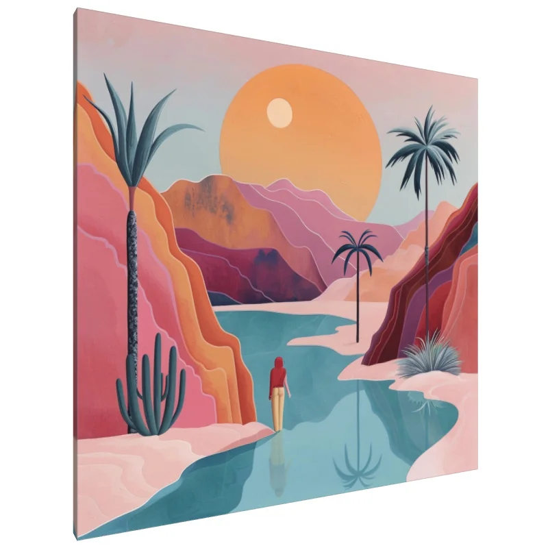 Tablou Canvas: Mirajul din Deșert