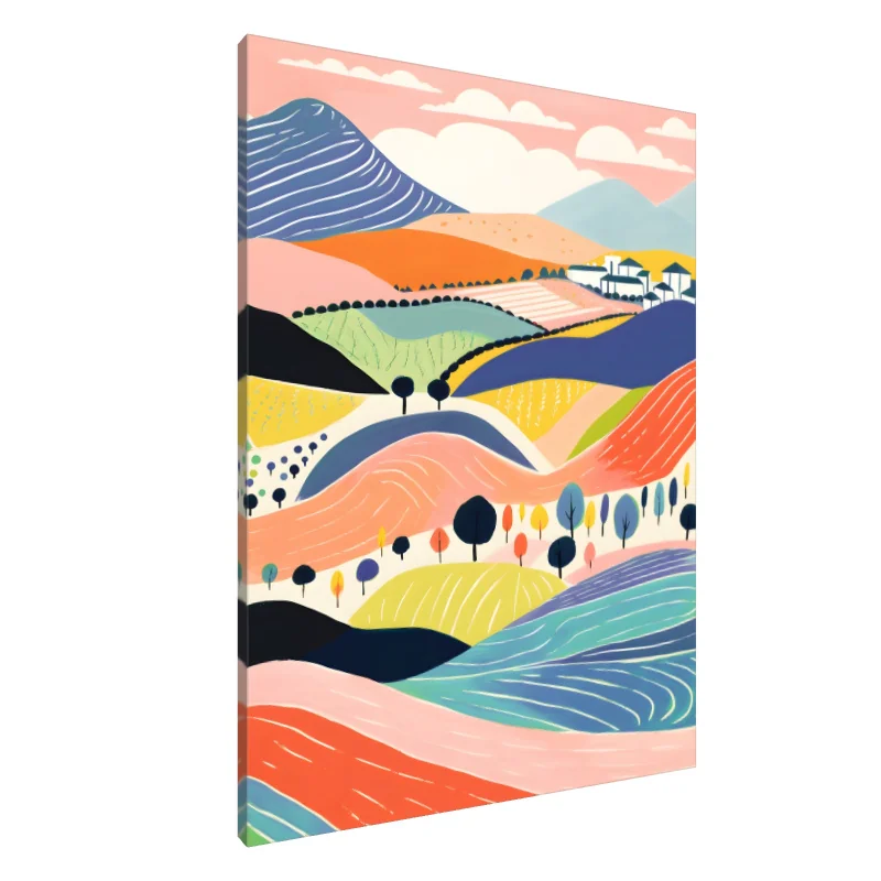 Tablou Canvas: Peisaj colinos visător - Image 1