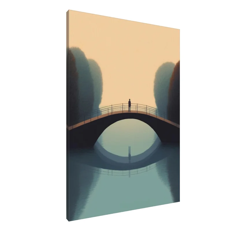 Tablou Canvas: Ecouri peste apă - Image 1