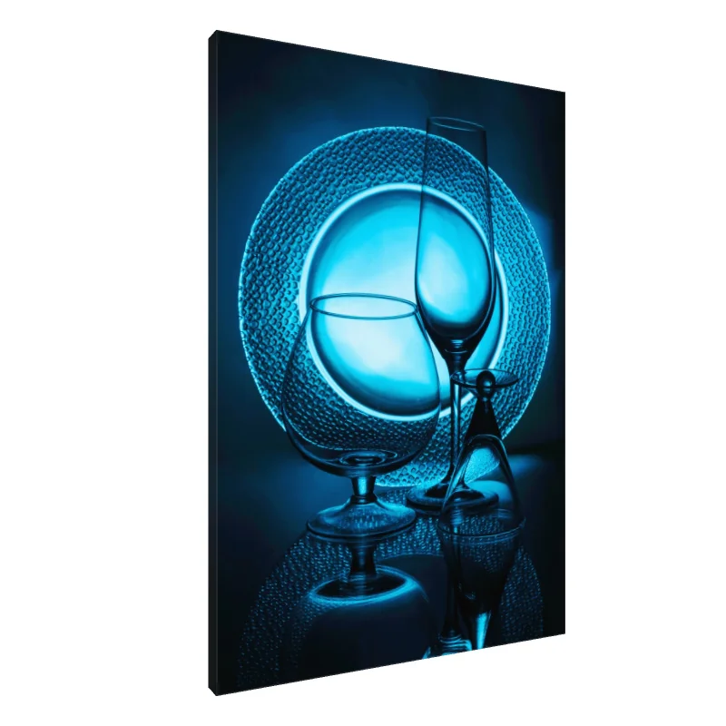 Tablou Canvas: Eleganță în albastru - Image 1