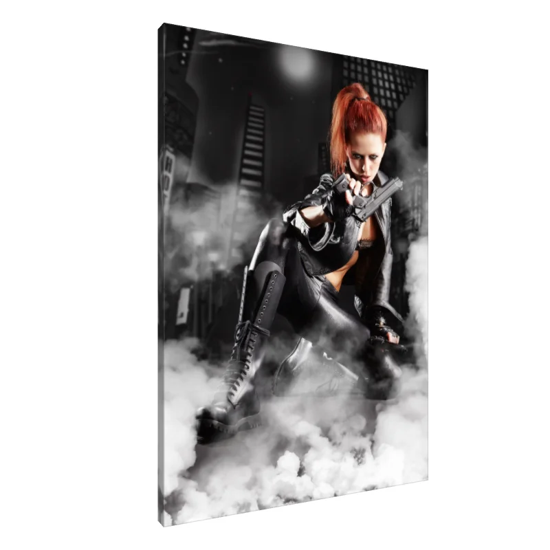 Tablou Canvas: Femme Fatale în oraș