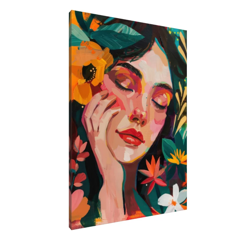 Tablou Canvas: Serenitate Florală (1)