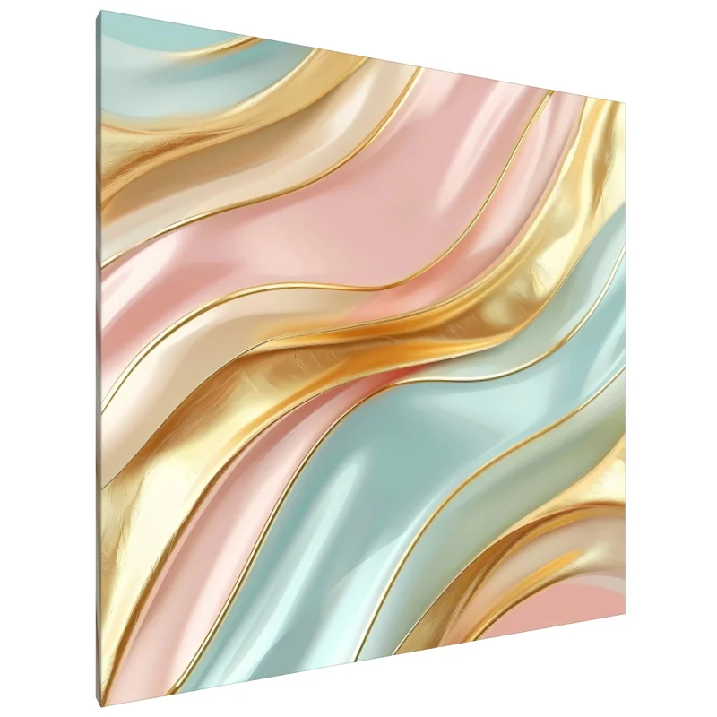 Tablou Canvas: Valuri aurite 1754590216487