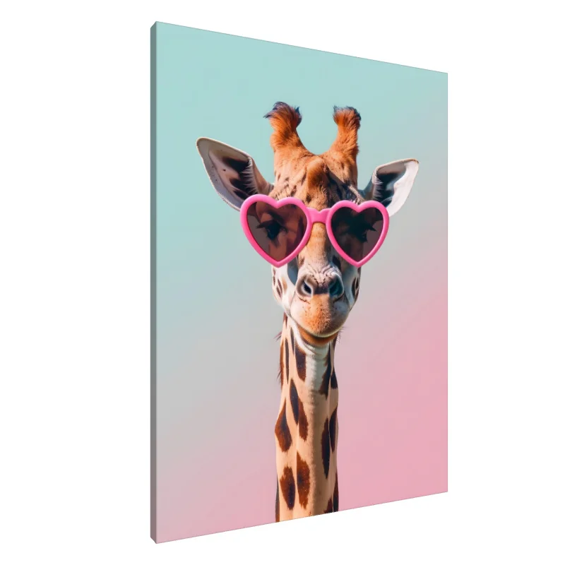 Tablou Canvas: Glamour de Girafă