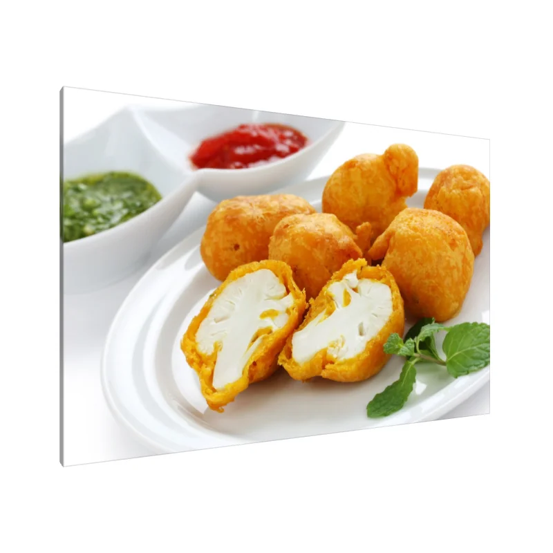 Tablou Canvas: Bucăți de fericire aurie - Image 1