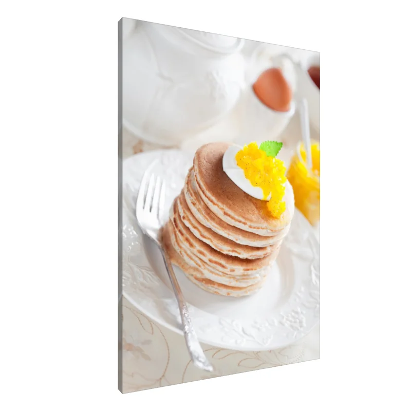 Tablou Canvas: Bucurie Aurie a Micului Dejun