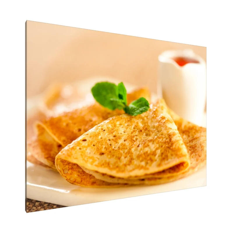 Tablou Canvas: Deliciu de Crepă Auriu