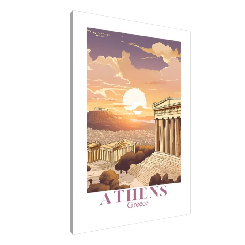 Tablou Canvas: Orizontul de Aur al Atenei