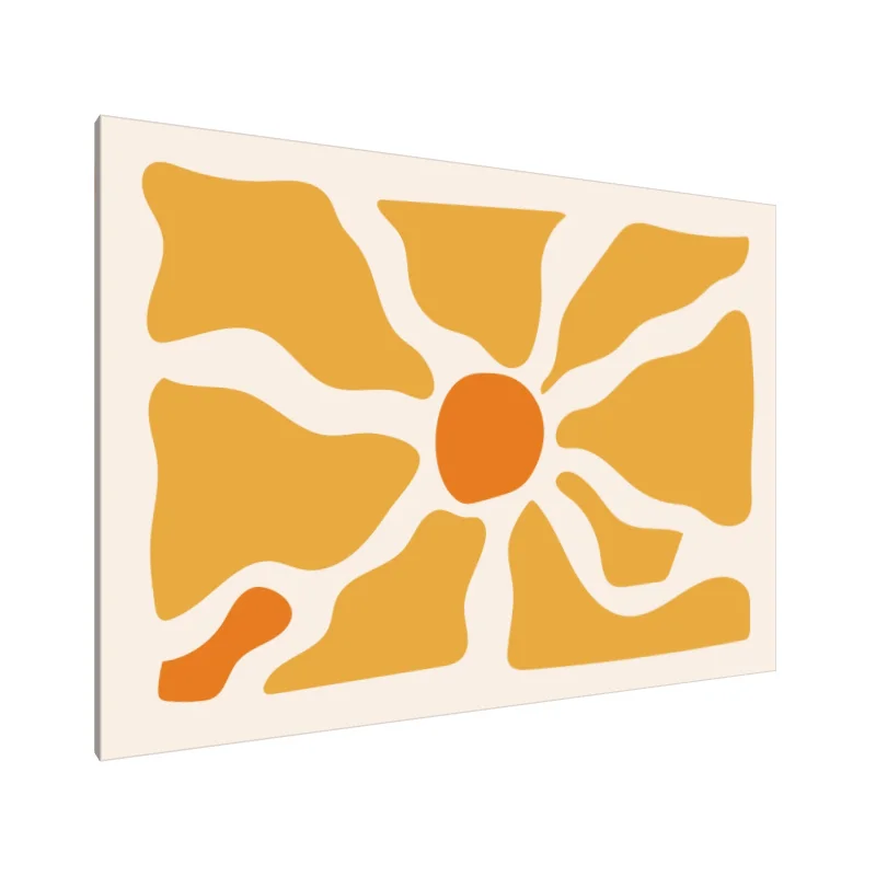 Tablou Canvas: Armonie de Raze de Soare Aurii