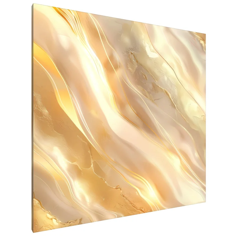 Tablou Canvas: Valuri Aurii (2) - Image 1