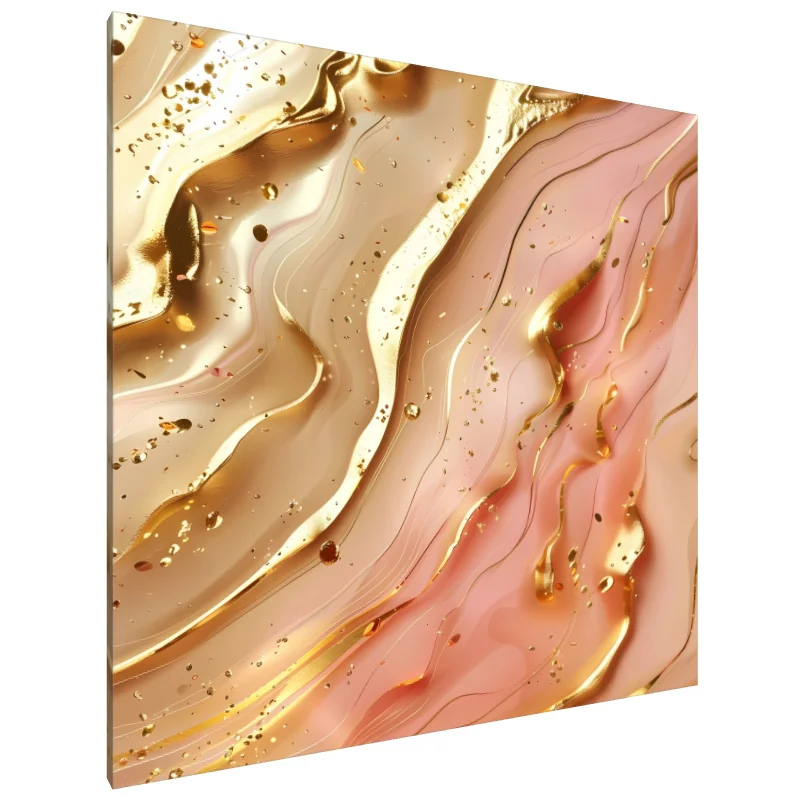 Tablou Canvas: Valuri Aurii ale Visului