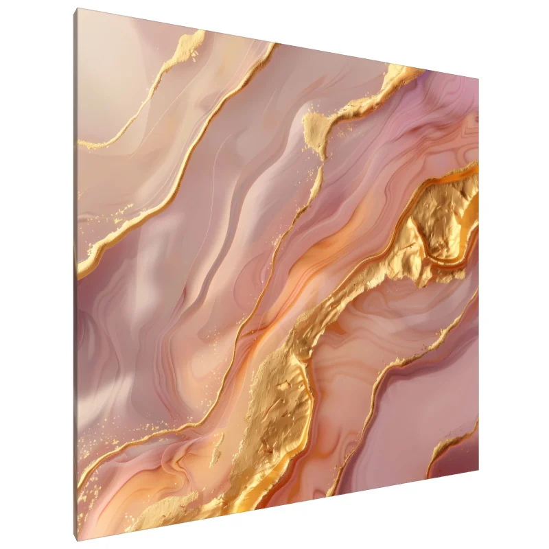 Tablou Canvas: Valuri Aurii de Eleganță (2) - Image 1