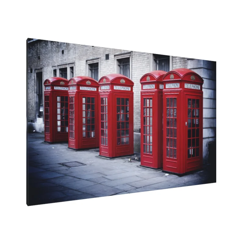 Tablou Canvas: Simfonia Scarlet a Londrei - Image 1