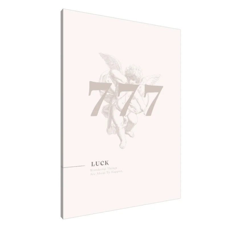 Tablou Canvas: Îmbrățișarea Îngerului Norocos