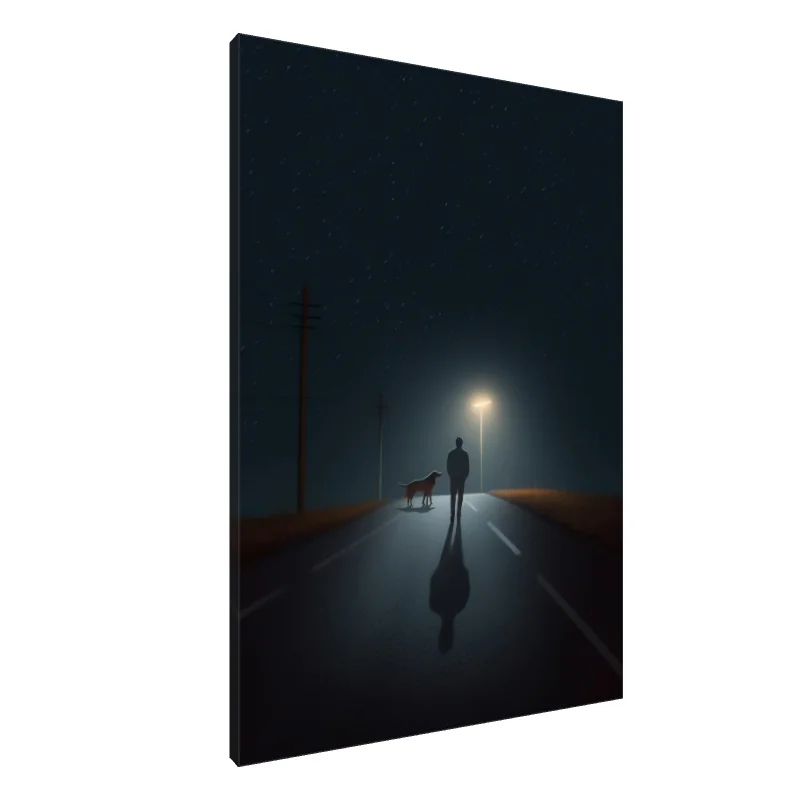 Tablou Canvas: Rătăcitori de la miezul nopții