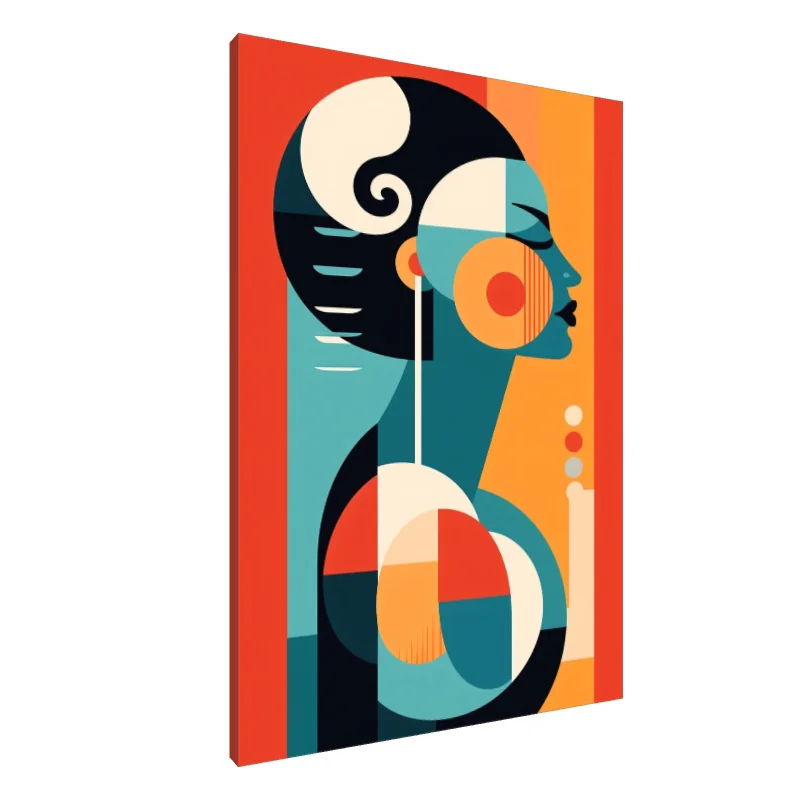 Tablou Canvas: Muza Mozaic Modernă