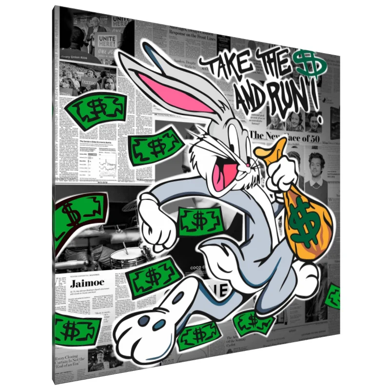 Tablou Canvas: Vânătoarea de bani