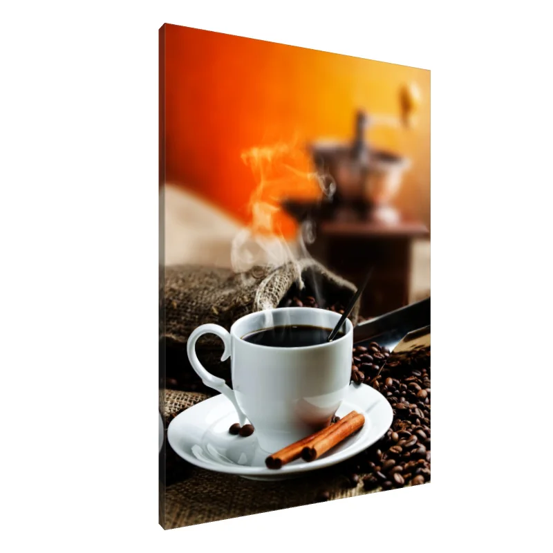 Tablou Canvas: Bucurie matinală din cafea (5)