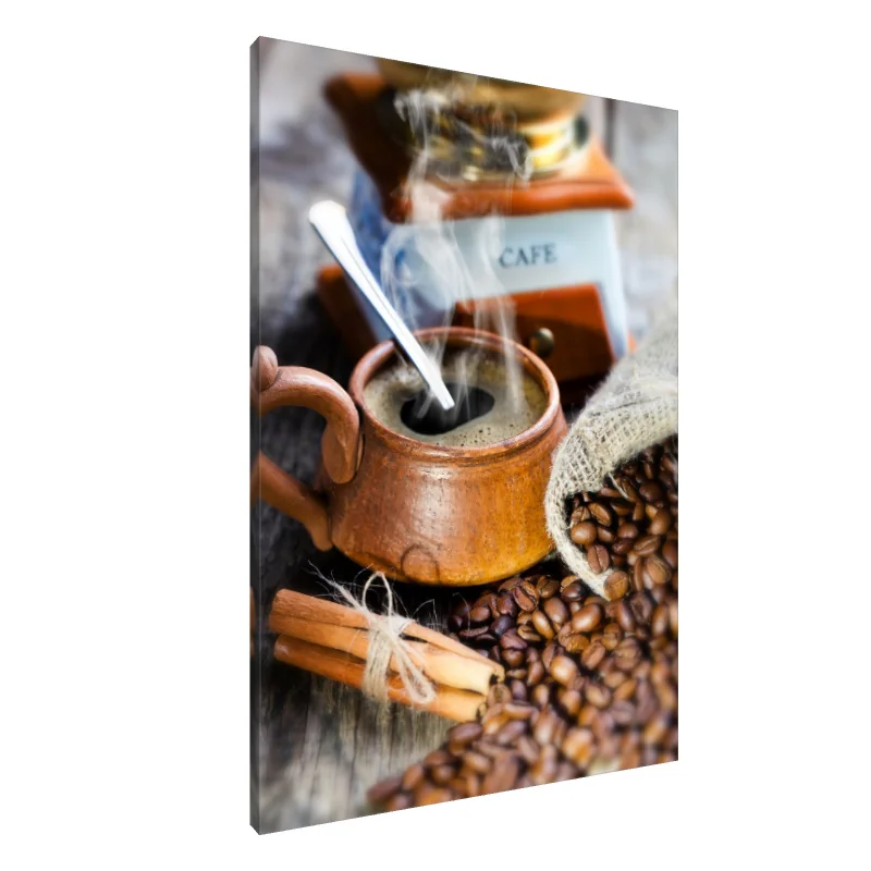 Tablou Canvas: Bucurie matinală a cafelei (6)