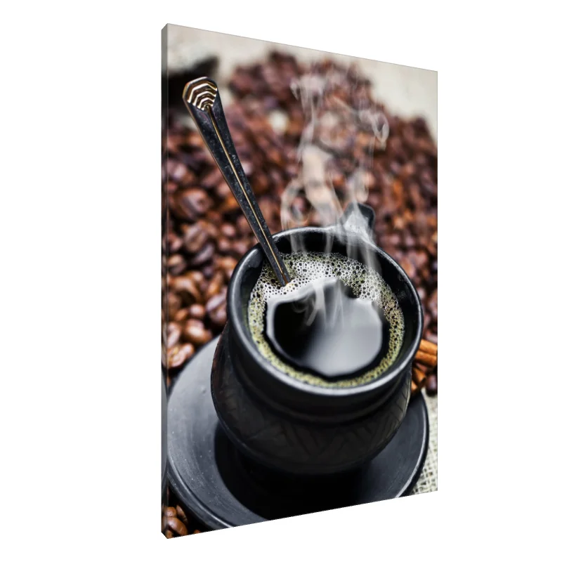 Tablou Canvas: Bucurie matinală din cafea (4)