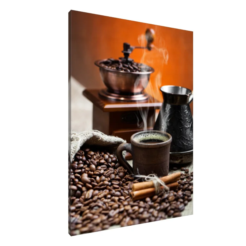 Tablou Canvas: Armonie Matinală a Cafelei