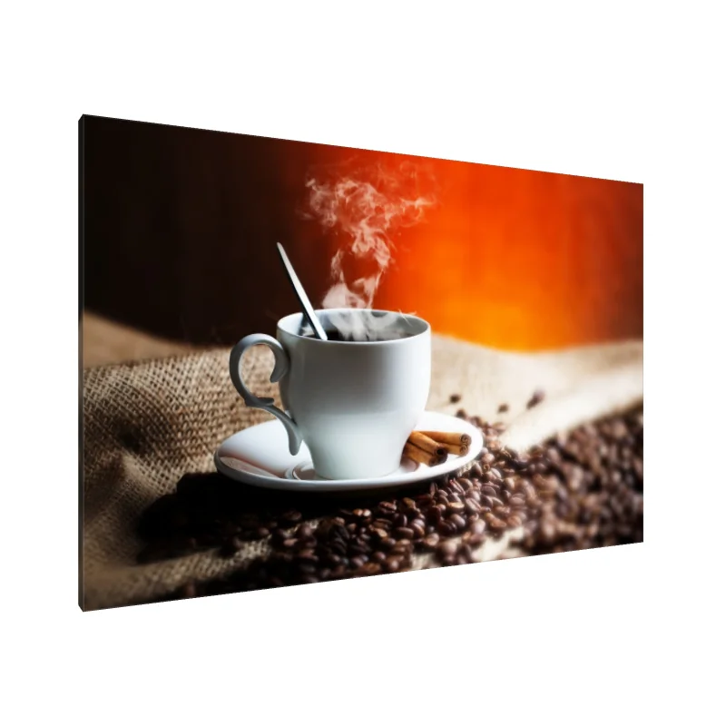 Tablou Canvas: Magie dimineața cu cafea