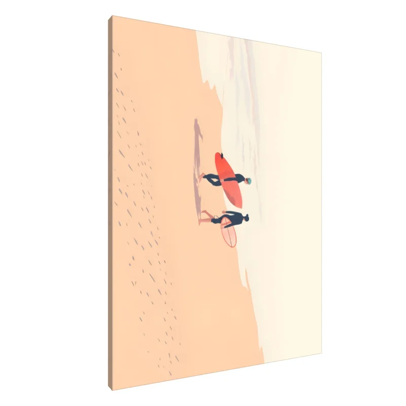 Tablou Canvas: Plimbare matinală pe malul mării