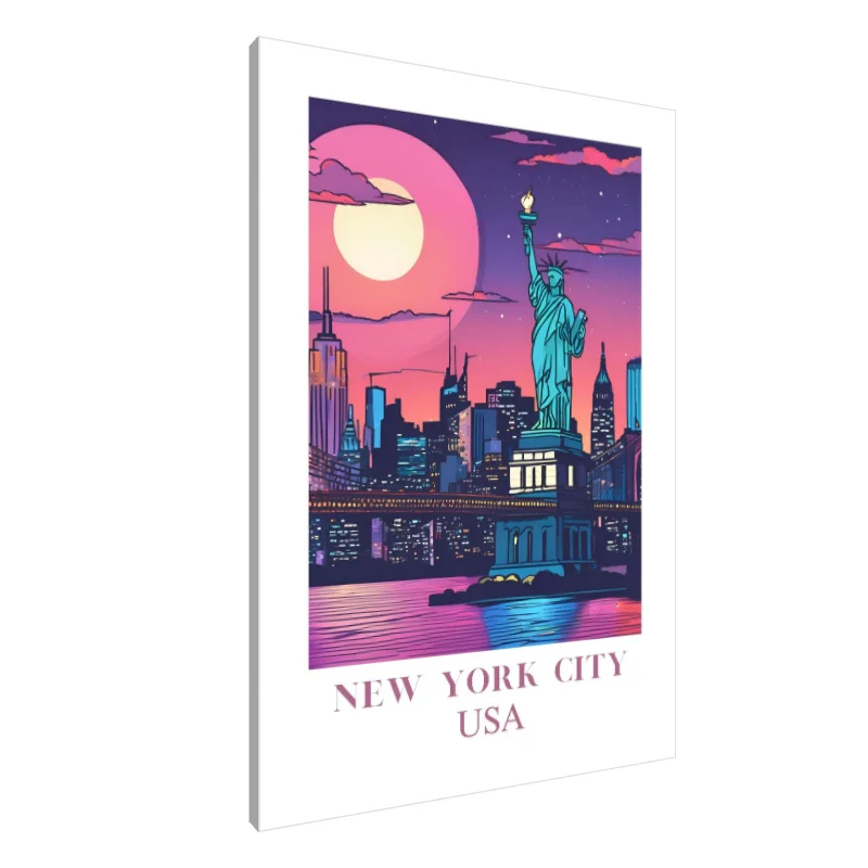 Tablou Canvas: Vise Neon din New York