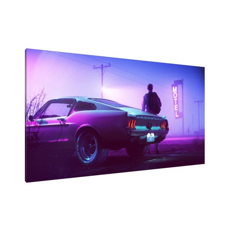 Tablou Canvas: Nostalgie Neon