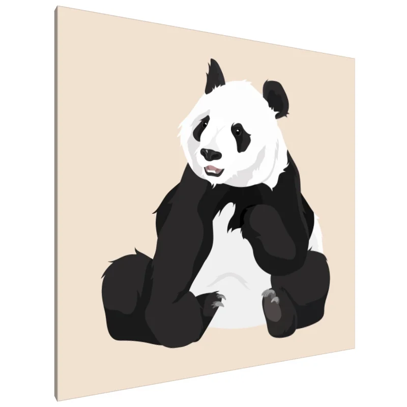 Tablou Canvas: Serenitate Panda - Image 1