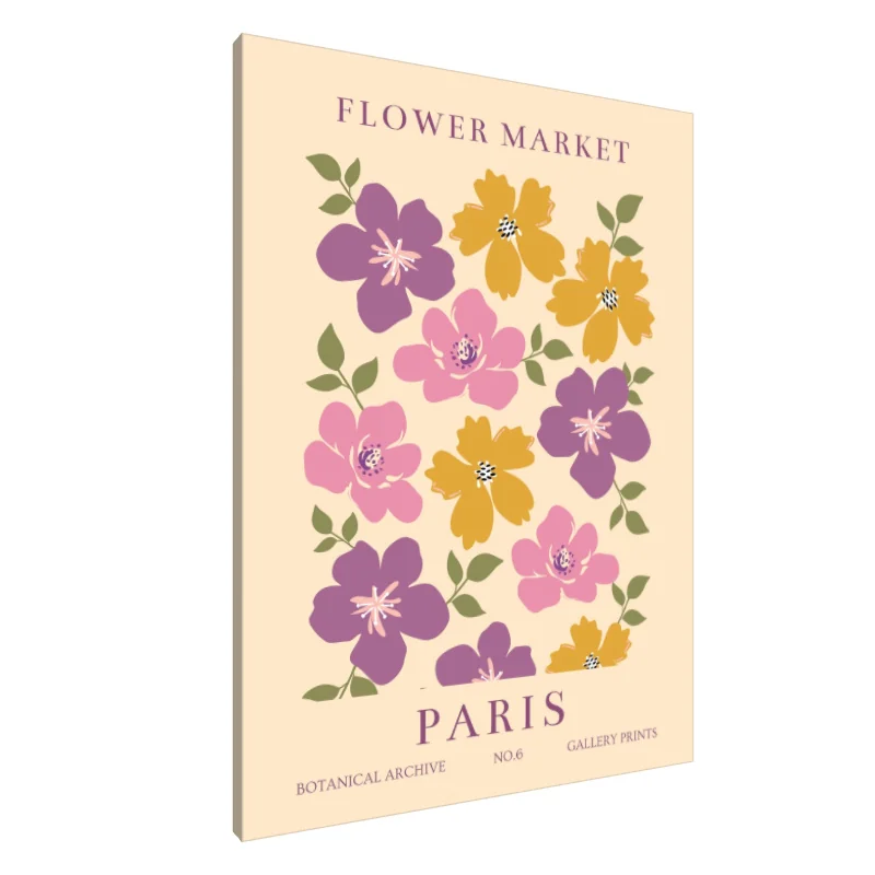 Tablou Canvas: Peisaj floral parizian - Image 1