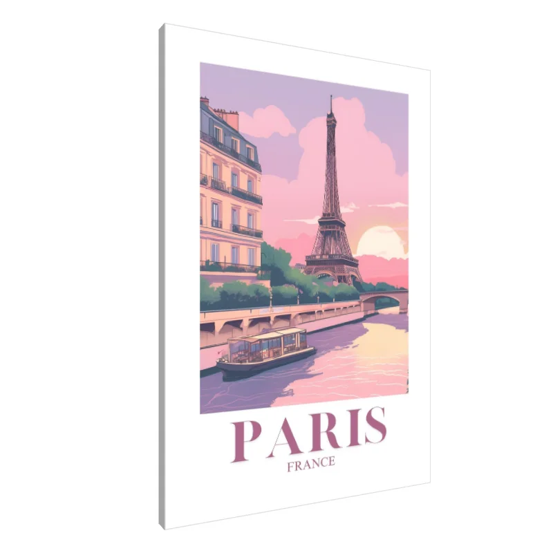 Tablou Canvas: Peisaj parizian de vis - Image 1