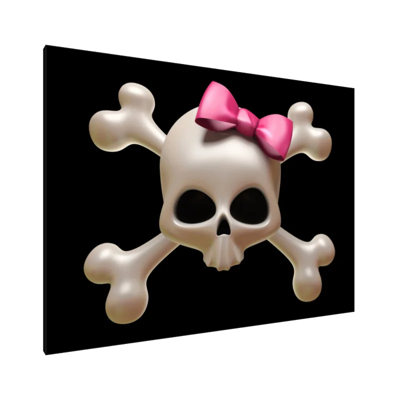 Tablou Canvas: Piraterie cu Fundiță Roz