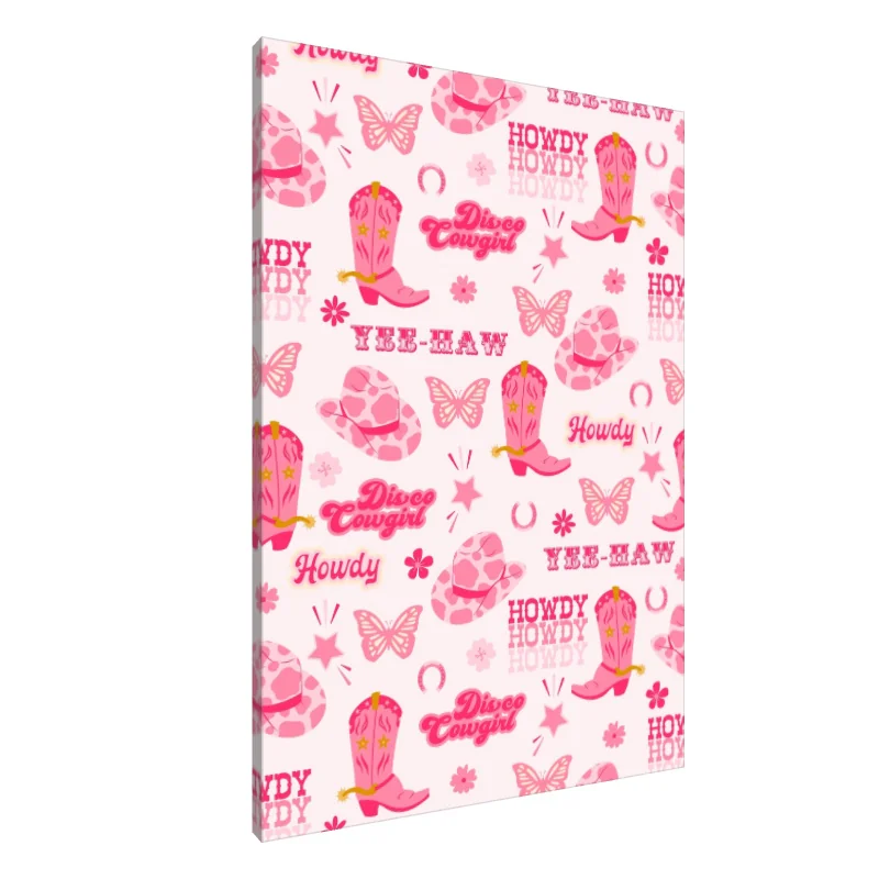 Tablou Canvas: Vise roz Rodeo - Image 1