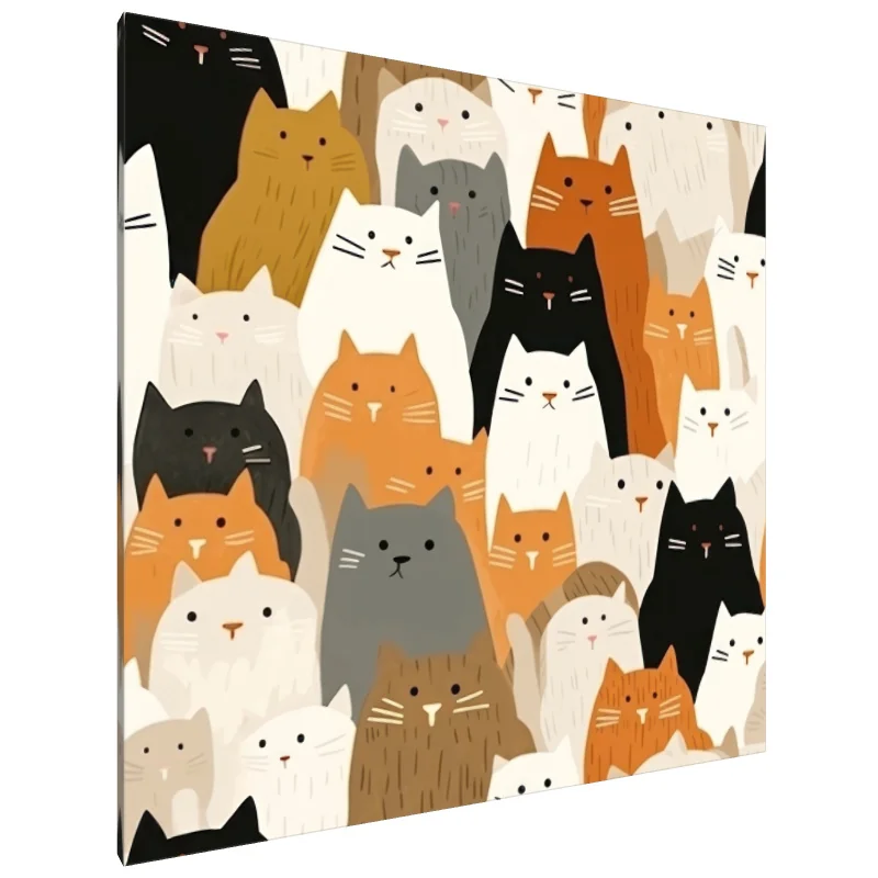 Tablou Canvas: Armonie purr-fectă - Image 1