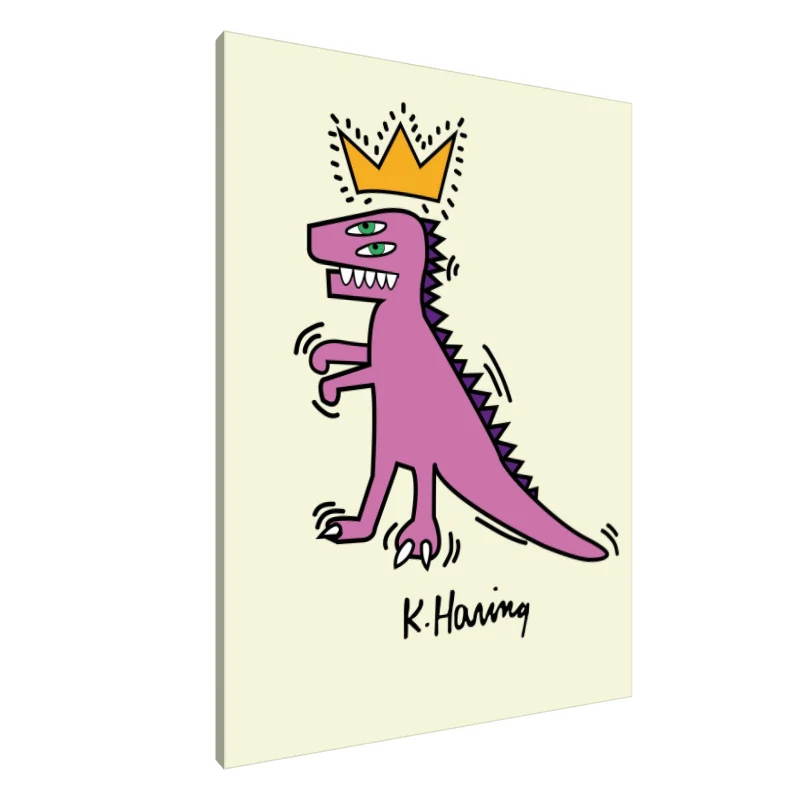 Tablou Canvas: Vibrații Regale de Reptile