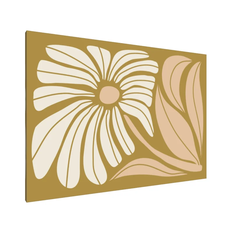 Tablou Canvas: Vibrații Retro Florale