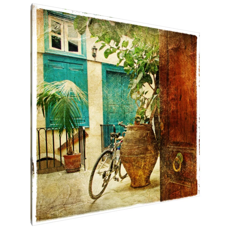 Tablou Canvas: Farmec rustic al curții - Image 1