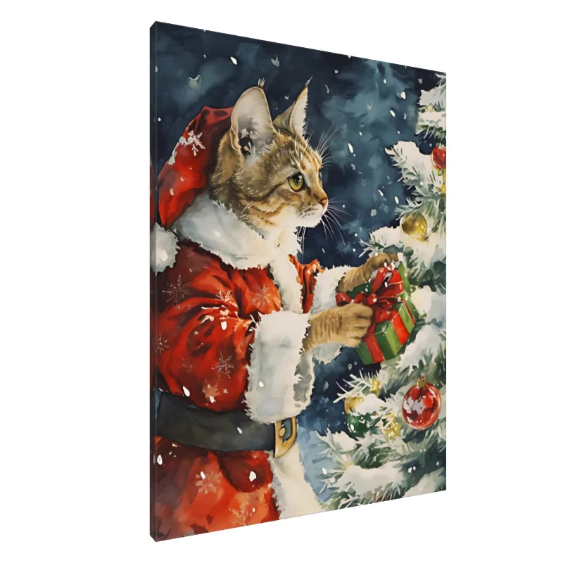 Tablou Canvas: Surpriza festivă a lui Moș Pufi - Image 1